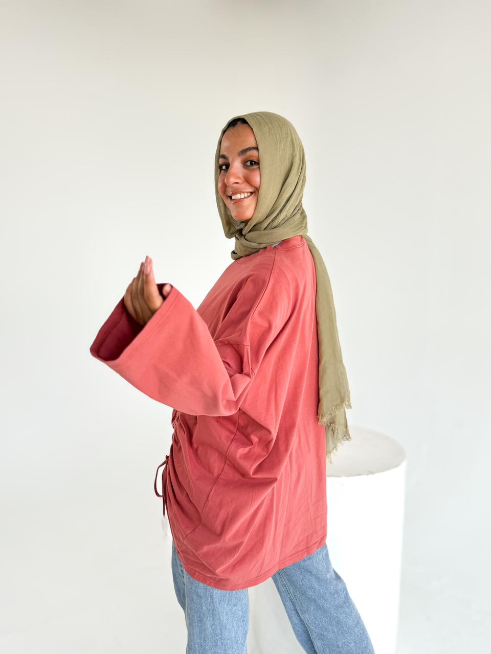 Long Sleeve T-shirt with ribbon