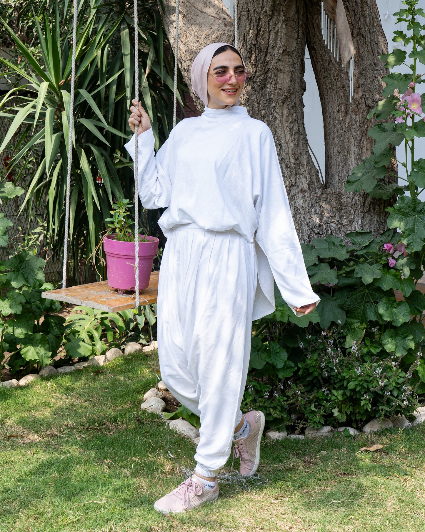Suit with Harem Pants