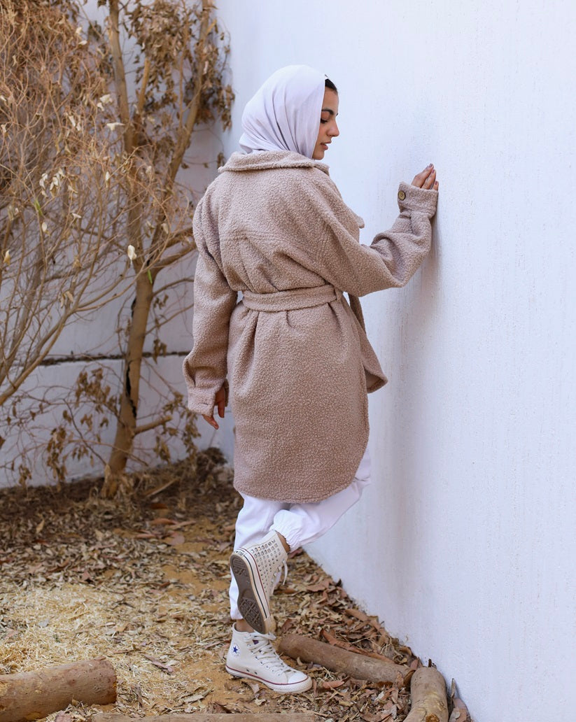 Beige Jacket with Buttons