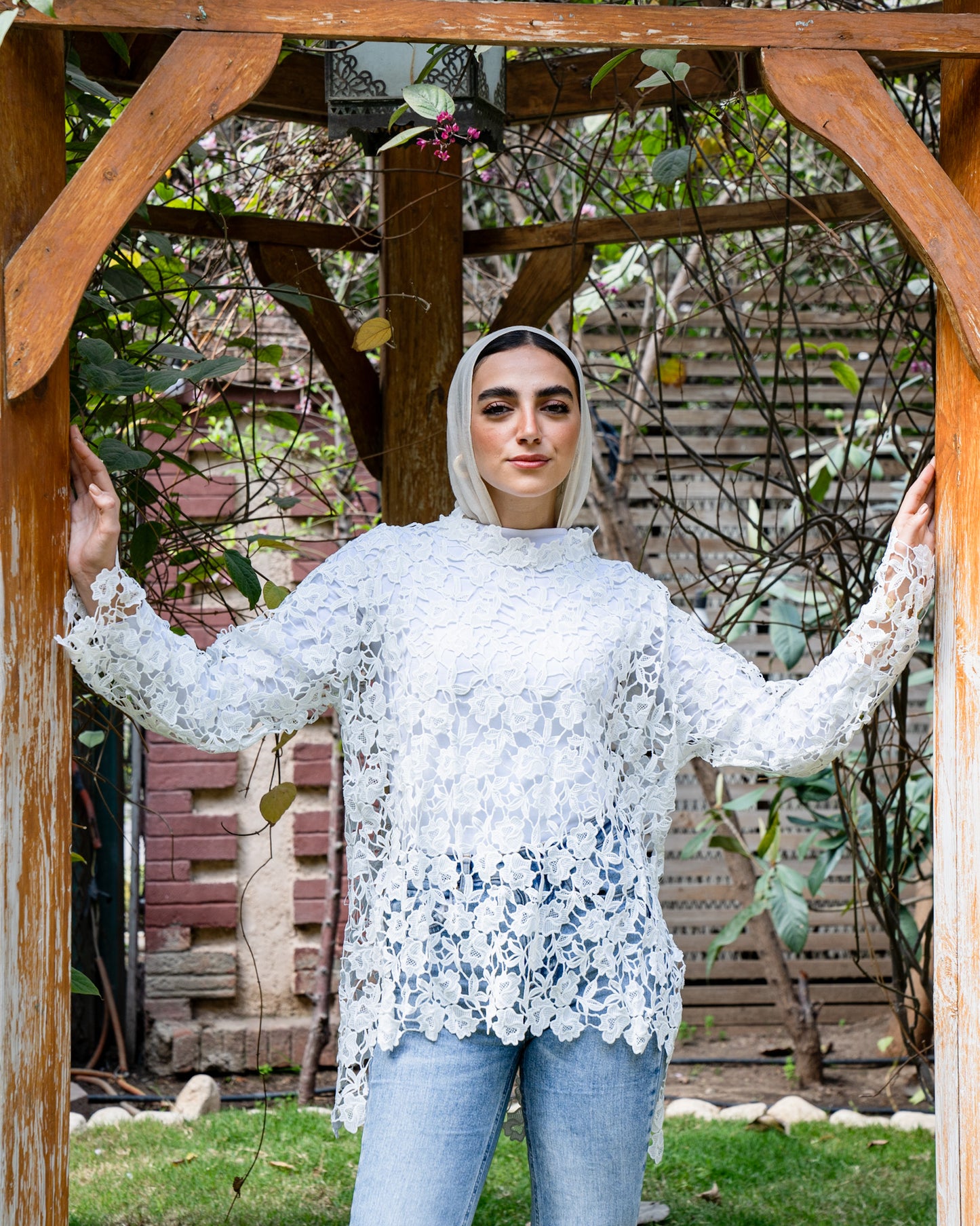 White Lace Blouse