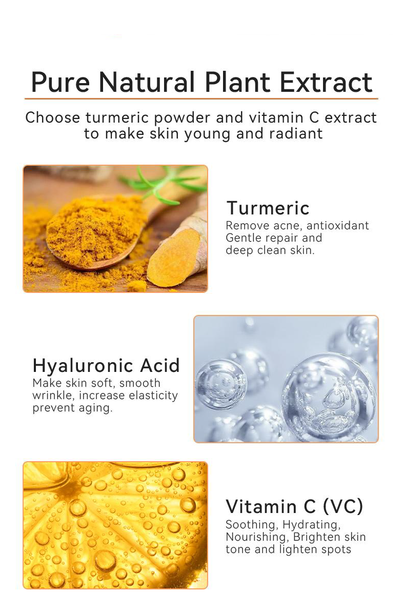 Turmeric with Hyaluronic Acid & Vitamin C Scrub