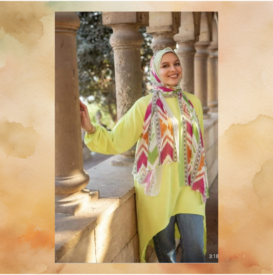 Yellow Blouse with Long Sleeves